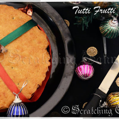 Classic English Cake: Tutti Frutti Cake or Indian Palm Cake