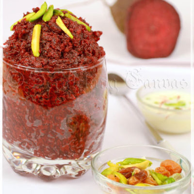 BeetRoot Halva or Beetroot Halwa