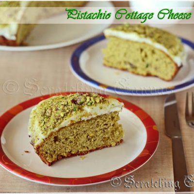 Pistachio & Cottage Cheese Cake: No Butter, No Oil, Healthy Baking