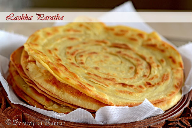 Crispy Flaky Layered Flat Bread