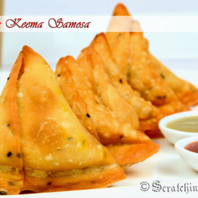 Mangsher Singara or Bengali Mutton Keema Samosa