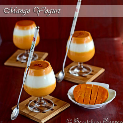 Aam Doi: Homemade Sweet Mango Yogurt: No cook No bake dessert