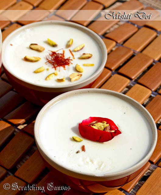 Bengali Baked Mishti Doi Recipe