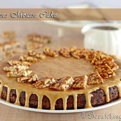 Coconut Molasses Mousse Cake or Nolen Gurer Cake