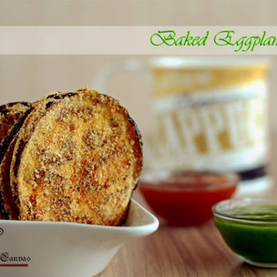 Zero Oil Chips | Baked Eggplant Chips