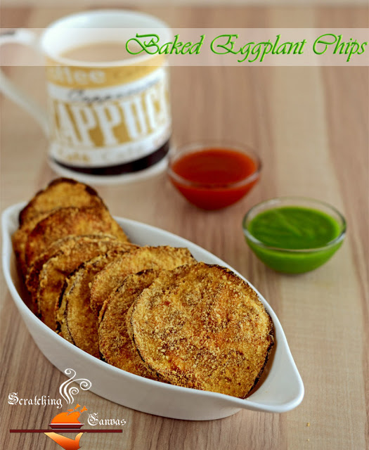 0 Oil Baked Eggplant Chips