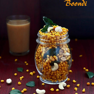 Spicy Khara Boondi or Bengali Jhal Bonde: Popular Indian Snack