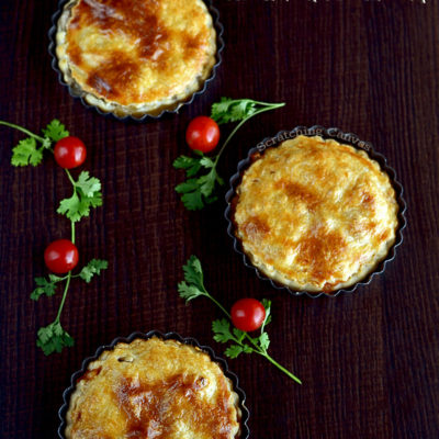 Chicken Mushroom Flan Pie