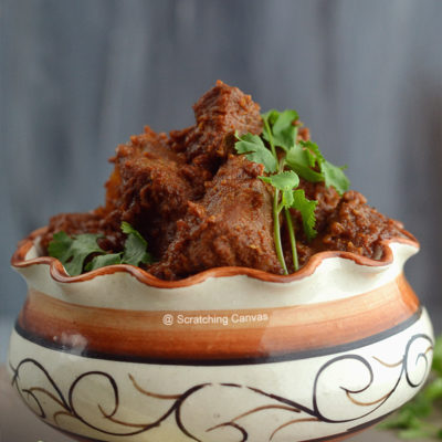Bengali Mutton Kosha | Kosha Mangsho | Spicy Mutton (dry) Curry