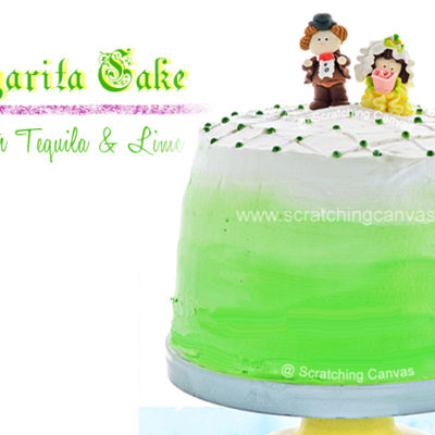 Margarita Cake | Tequila & Lime Cake | Wedding Cake | Boozy Adult Cake
