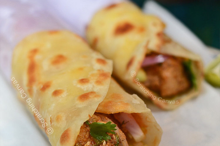 Kolkata Style Chicken Roll Recipe Photography