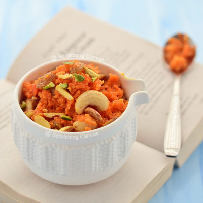 Traditional Gajar ka Halwa | Vegan Indian Carrot Pudding | Eggless Carrot Halwa