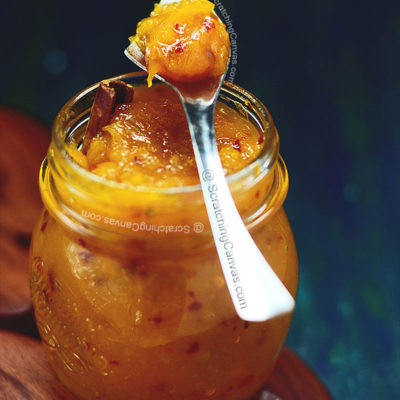 Healthy Spicy Mango Jam | No Sugar No Pectin, Preservatives, Artificial Colors