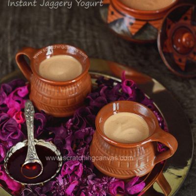 Nolen gur er Mishti Doi Recipe Photography