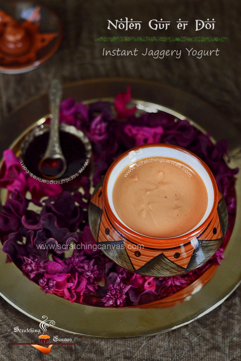 Nolen gur er Mishti Doi Recipe Food Photography