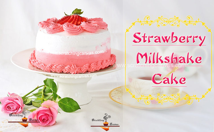 Valentine’s Day Strawberry Cake