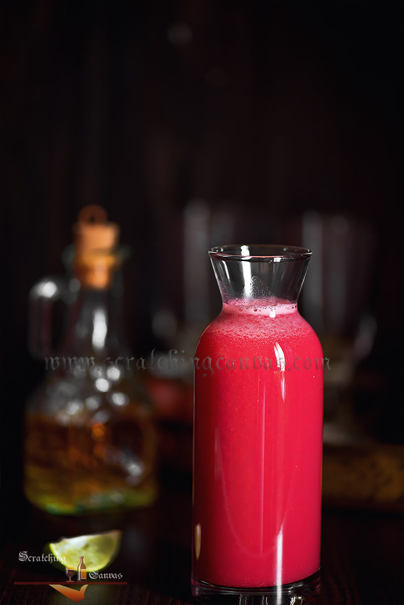 Irish Red Lemonade Food Photography