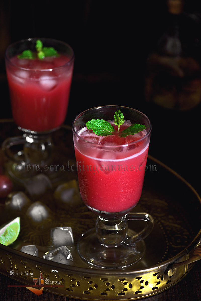 Irish Red Lemonade Food Photography