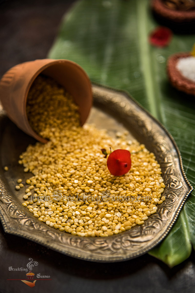 Moong Dal Ingredient Photography Styling