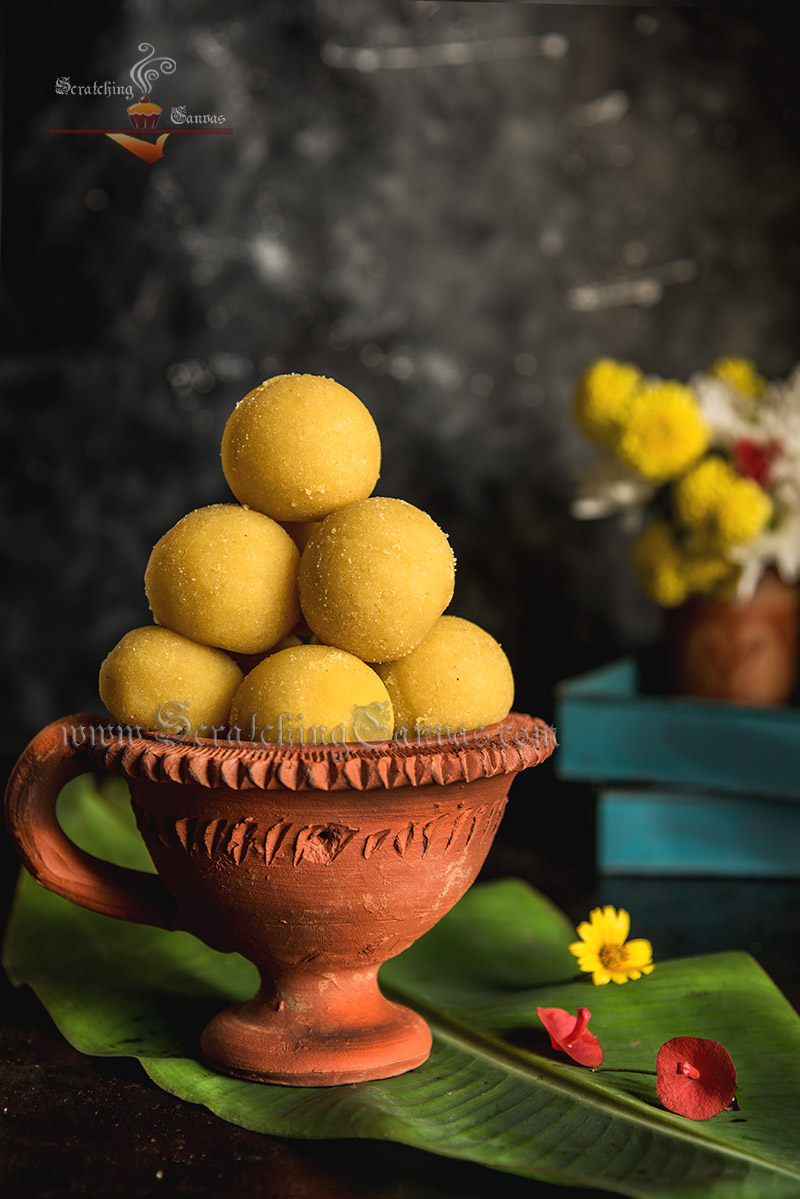 Moong Dal Ladoo Food Photography Styling