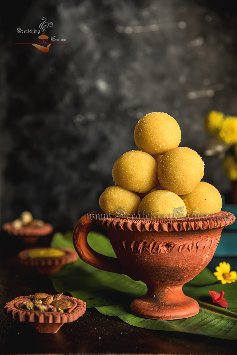 Moong Dal Ladoo Diwali Sweet Photography Styling