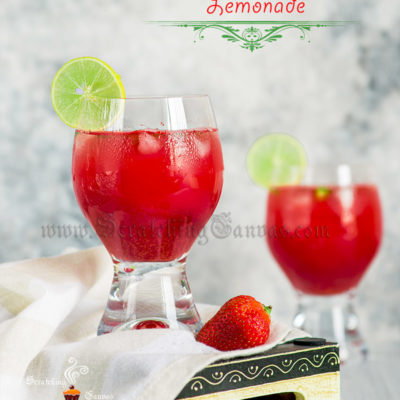 Strawberry Lemonade with Chili Ginger