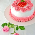 Strawberry Milkshake Cake