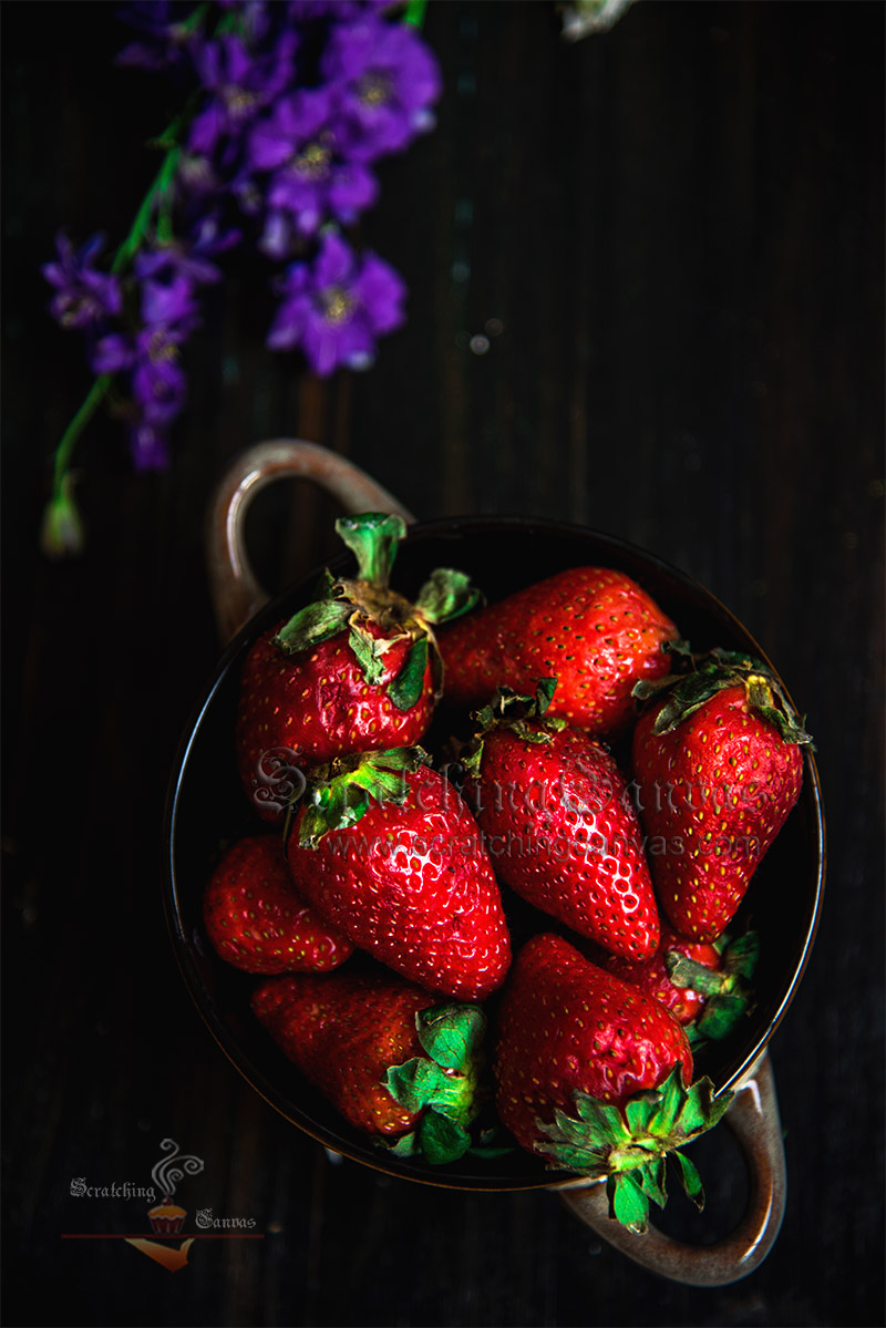 Strawberry Food Photography Styling