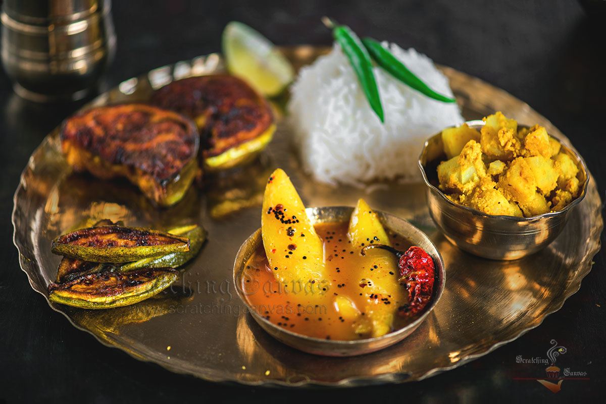 Bengali Thali Food Photography Styling
