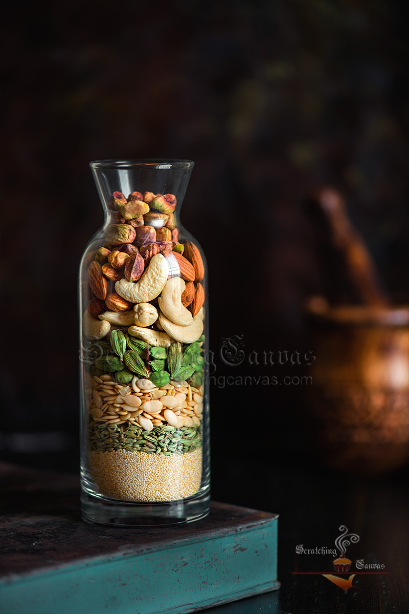 Thandai Masala Ingredients Food Photography Styling