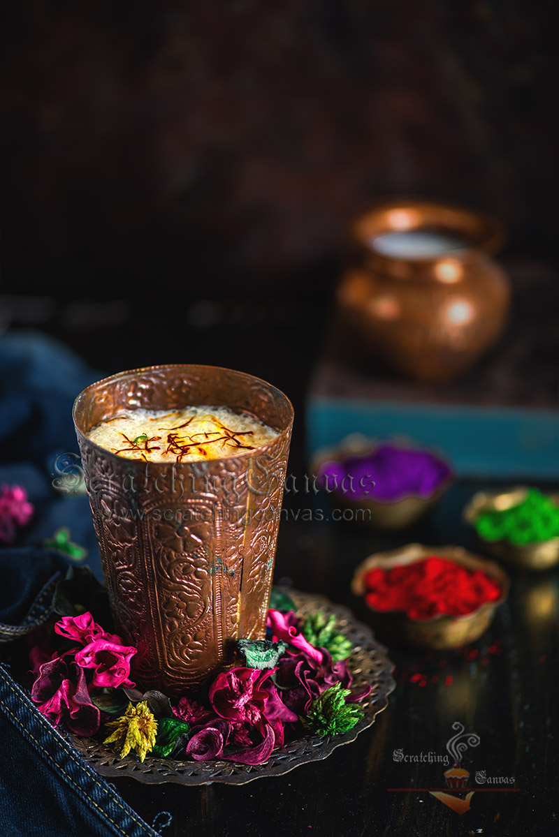 Thandai Sardai Food Photography Styling