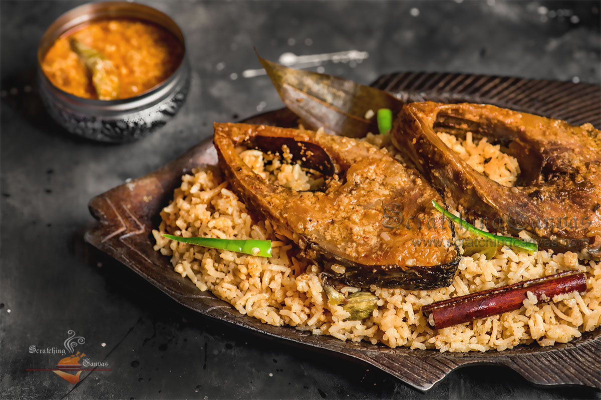 Ilish Polao Food Styling Photography