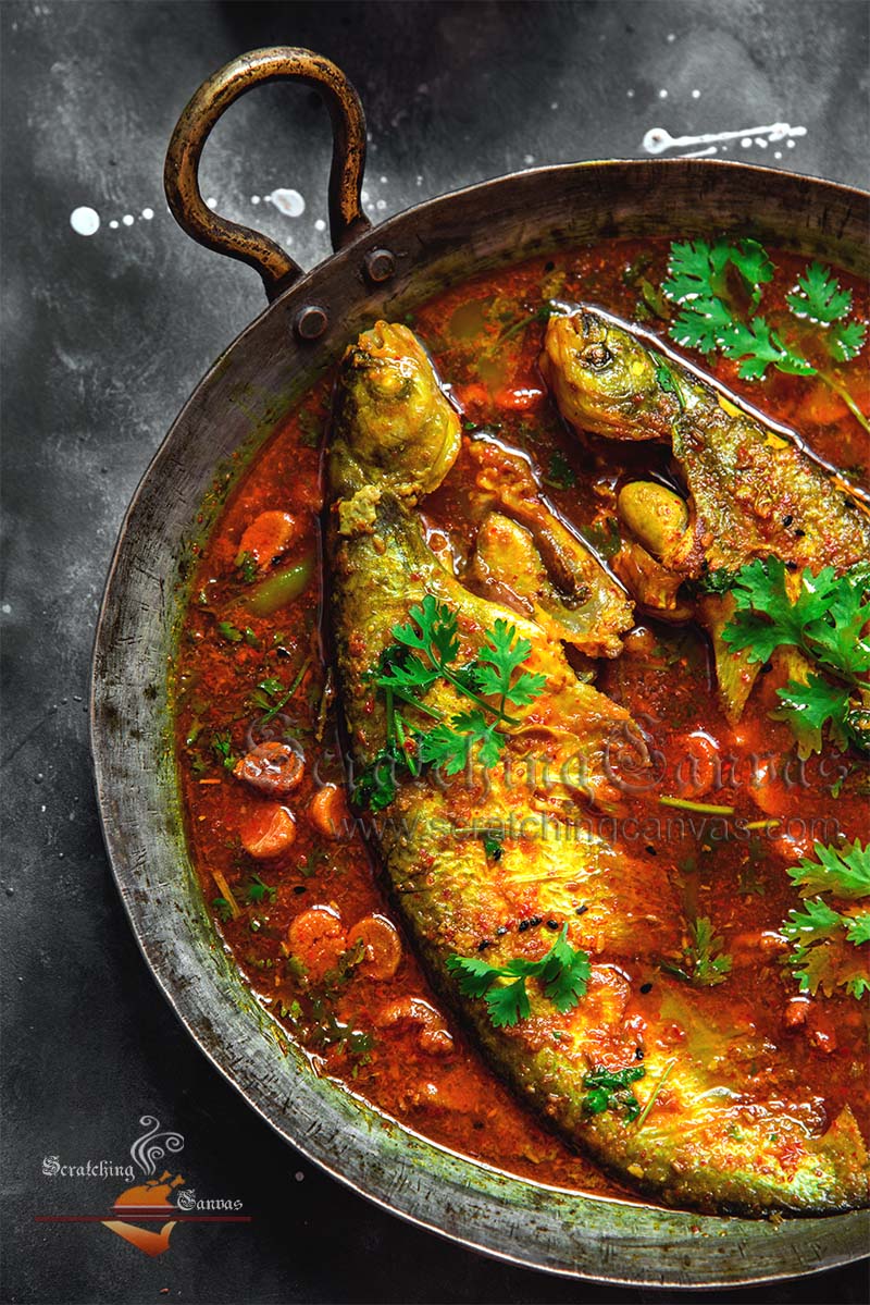 Bengali Pabda Curry Food Photography Styling