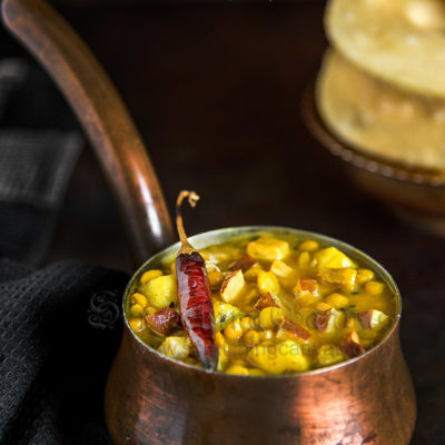Alu Diye Cholar Dal Mishti’r Dokan Style | Bengal Gram Lentil with Potato