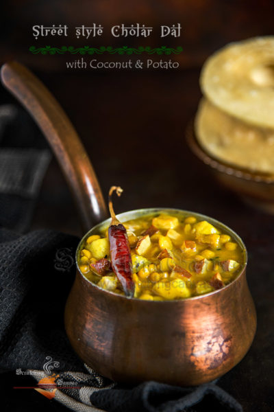 Bengali Cholar Dal Food Photography Styling
