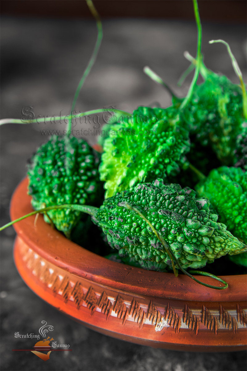 Bitter Gourd Food Photography Styling