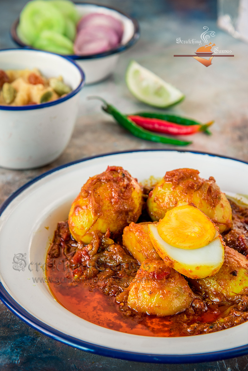 Bengali Duck Egg Curry Food Photography Styling