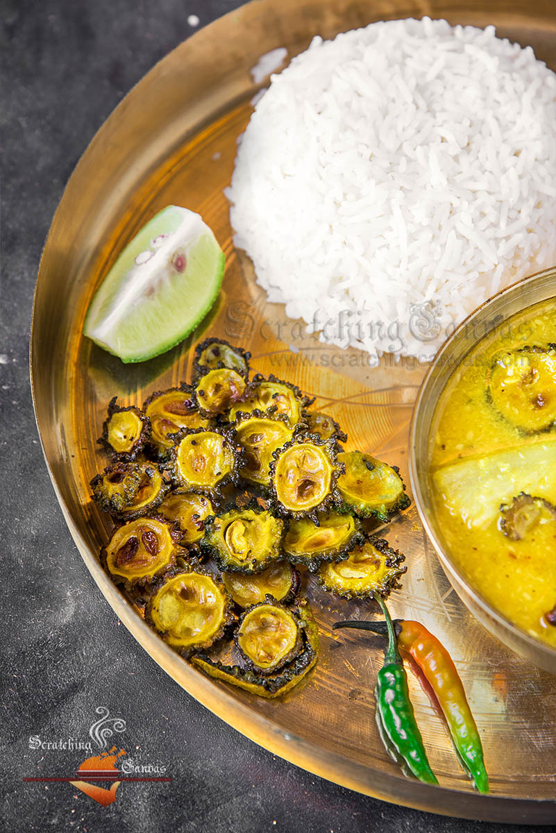 Stir Fried Bitter Gourd Food Photography Styling