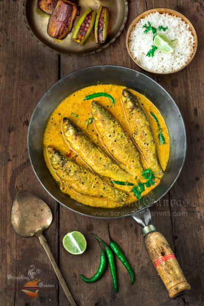 Bengali Mustard Fish Curry Food Styling Photography