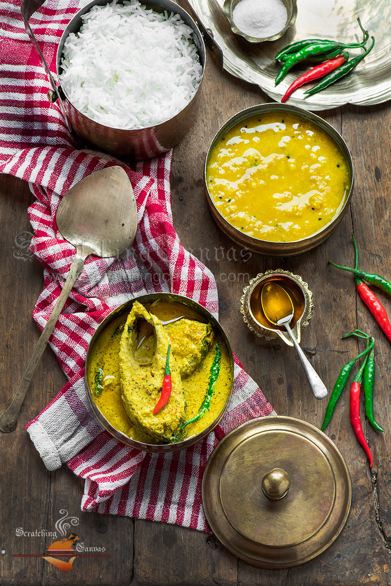 Ilish Bhaape Food Styling Photography