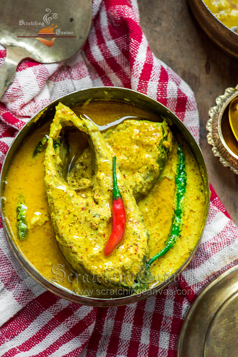 Bhapa Ilish Shorshe Food Photography Styling