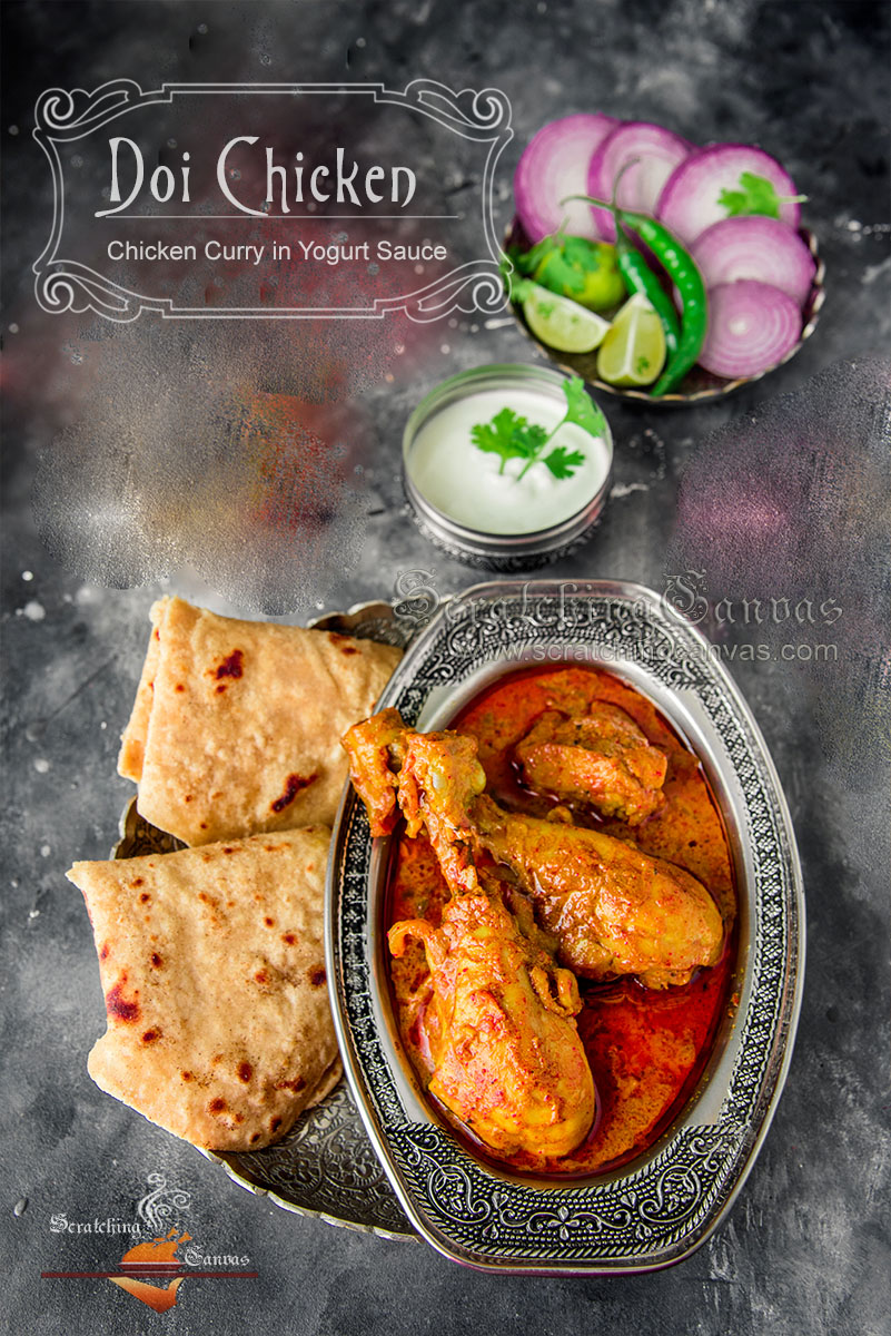 Dahi Chicken Food Photography Styling