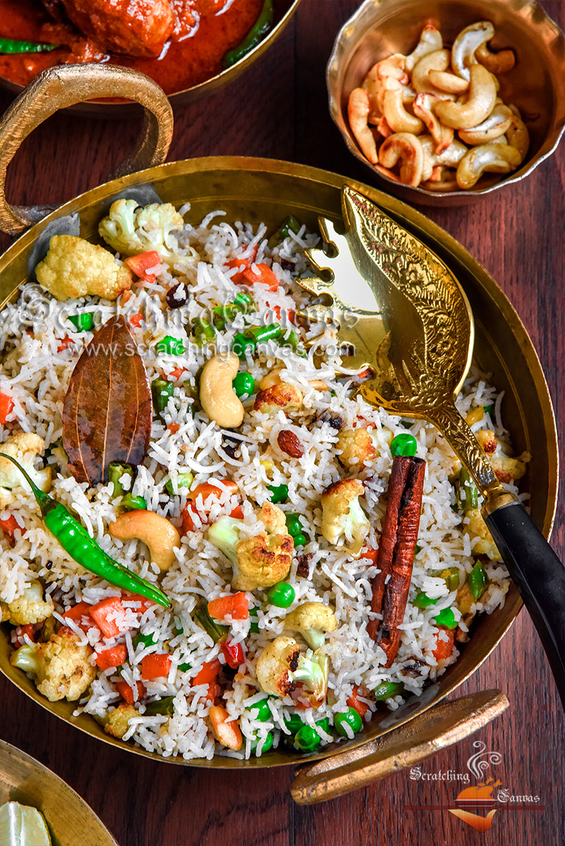 Bengali Vegetable Fried Rice Recipe