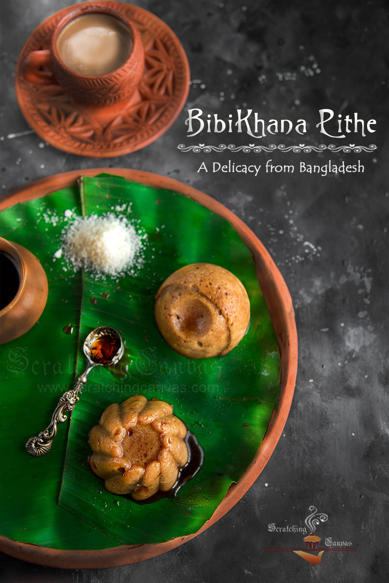 Bengali Poda Pitha Food photography Styling