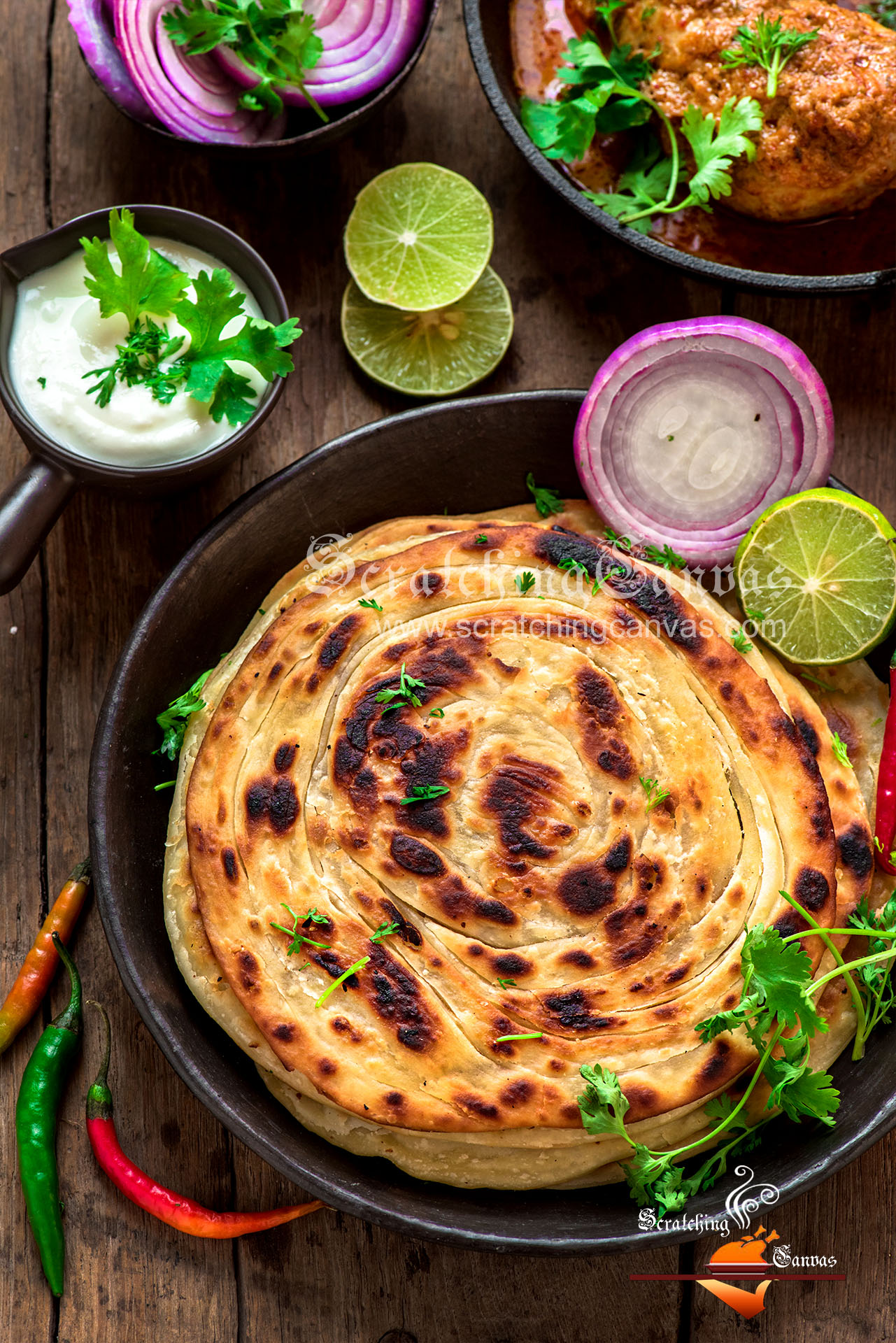 Lacchedar Paratha Recipe Restaurant style 