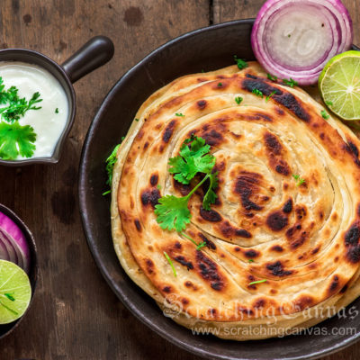 Laccha Paratha Food Photography Styling