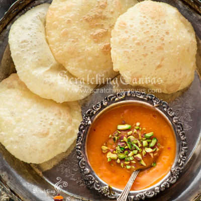 Aamras Poori | Indian Mango Nectar | Mango Puree