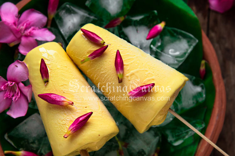 Mango Kulfi Food Photography Styling