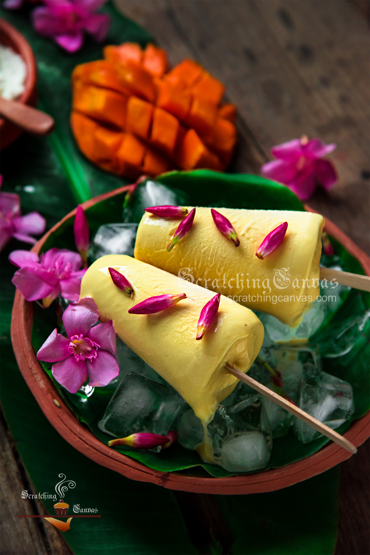 Mango Kulfi Food Photography Styling