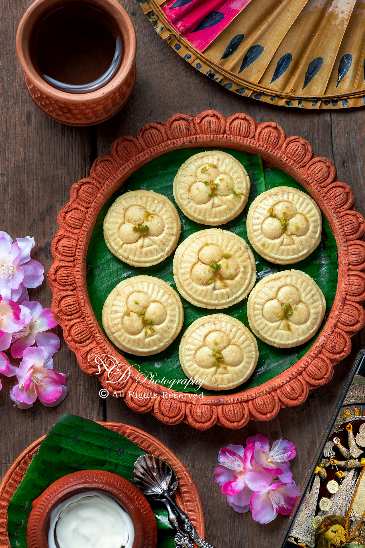 Bengali Sandesh Food Photography Styling Durga Puja
